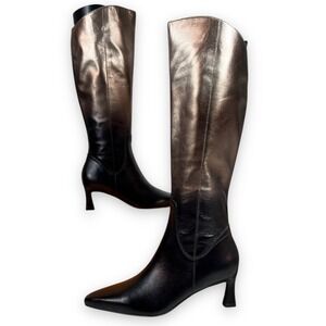 Naturalizer‎ x Live Tinted Deesha Ombre Knee High Boots 7.5W Metallic B